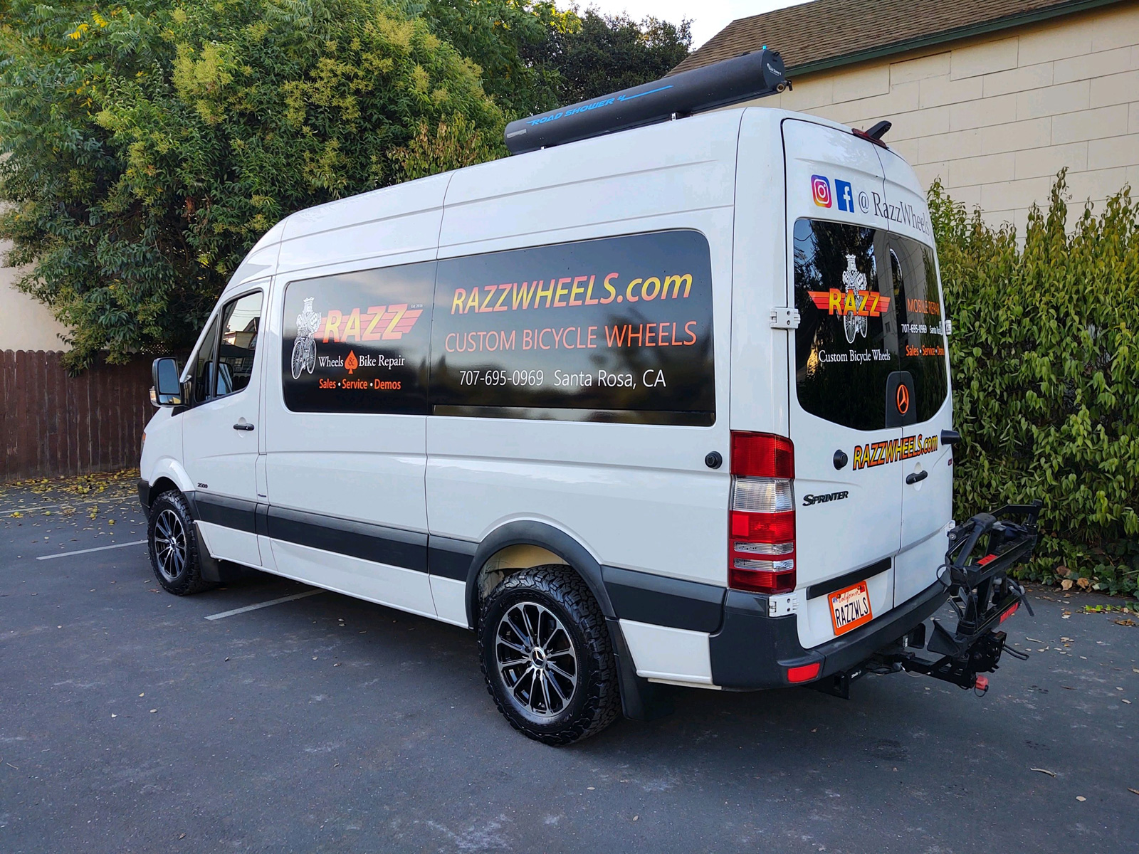 Mobile bicycle repair in Sonoma County, CA.