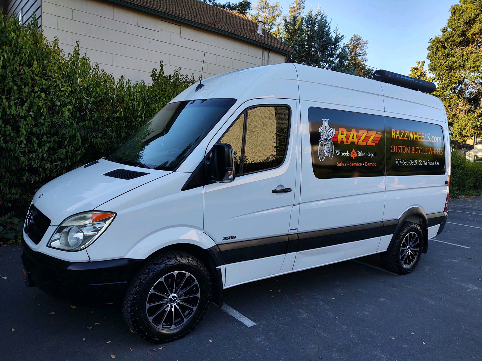 Mobile bicycle repair in Santa Rosa, CA.